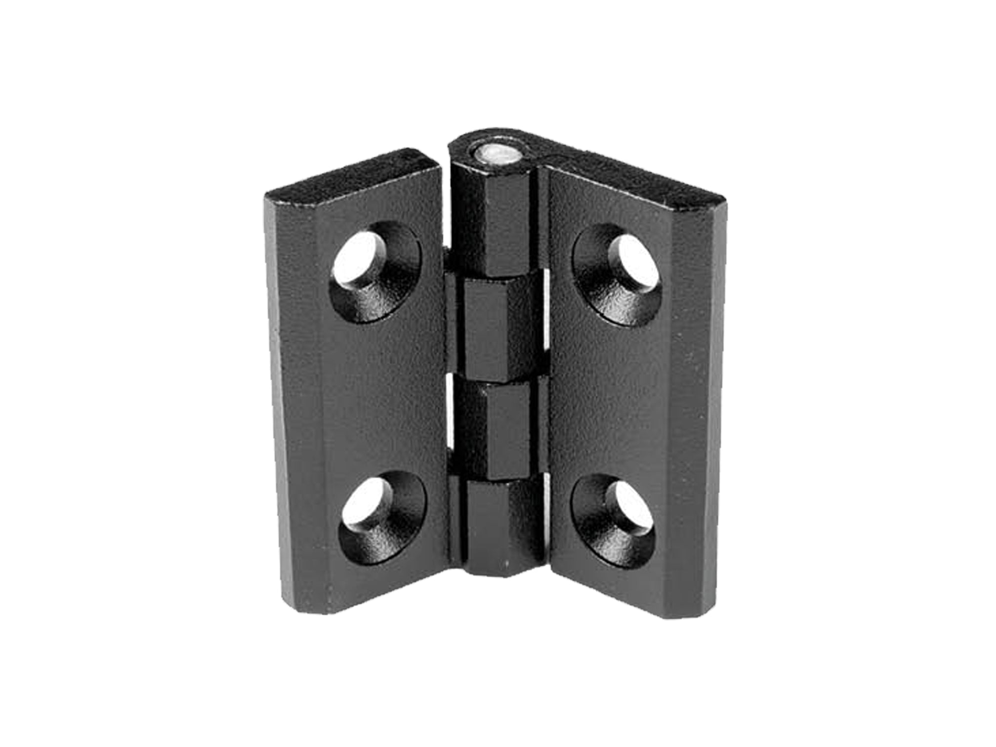 Flat hinge through hole ZAMA black - CZN/A - Range Flat hinge through hole ZAMA black - CZN/A - Range